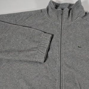 Lacoste Grey Women's Soft Fleece Full Zip